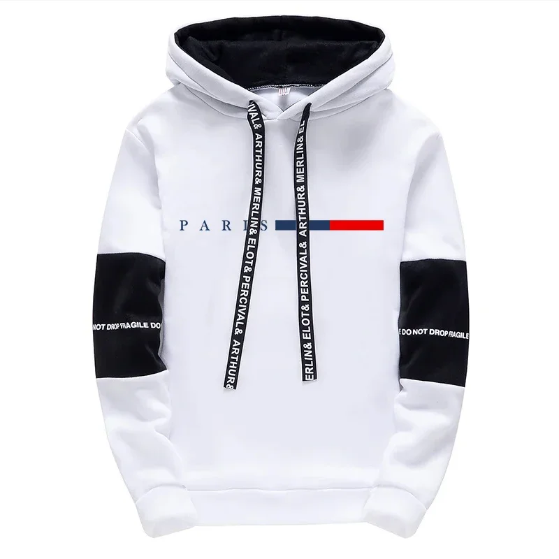 Men's Set/Hoodie/Pants Paris Fashion Autumn Winter Casual Sports Hooded Pullover & Sweatpants Outdoor Street Comfort Sportswear view 5