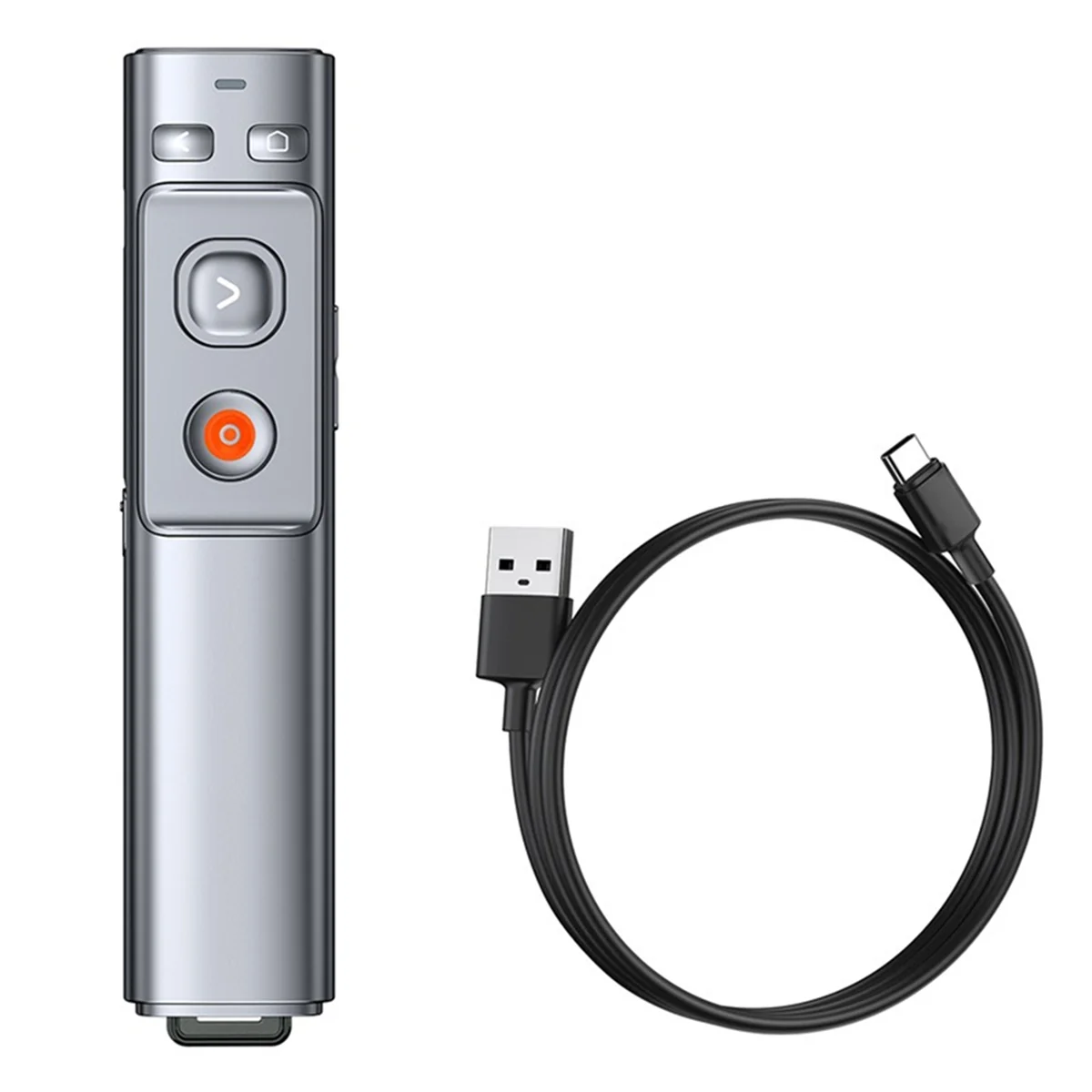 N87R Wireless Presenter Laser Pointer 2.4GHz Type-C Remote Controller PPT Pen for Projector USB Pointer Presenter