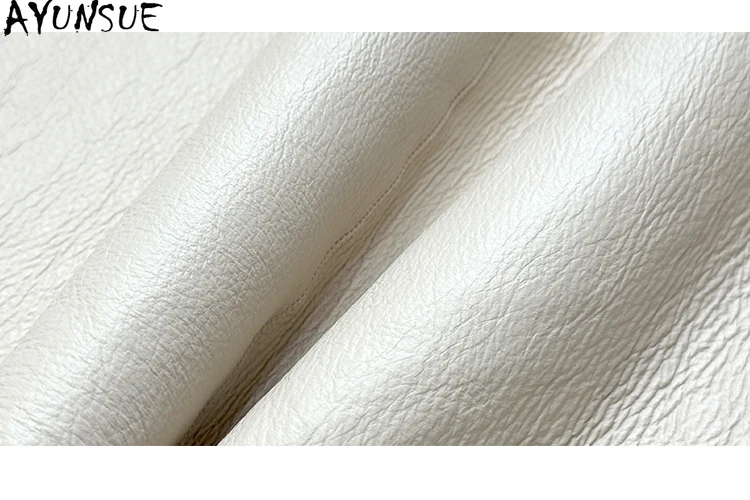 AYUNSUE Giacca in vera pelle di pecora lana di agnello merino donna vera pelliccia naturale cappotti lunghi sopra il ginocchio abiti invernali donna 2025