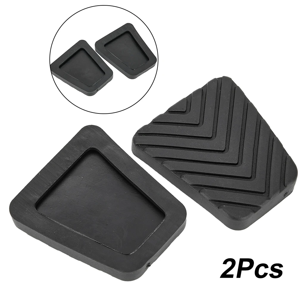 

Clutch Pedal Cushion Pedal Pad Accessories Black Mat Pair Replacement Rubber Vehicle 32825-36000 6.3*5.6*1.1cm