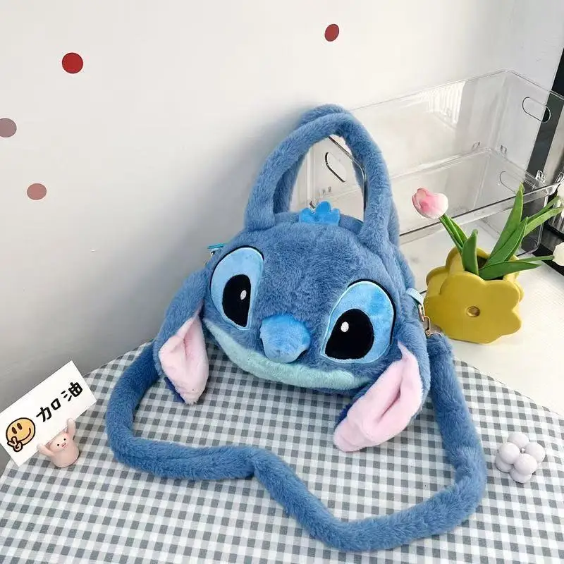 

Новый плюшевый рюкзак с героями мультфильмов Диснея, милый рюкзак-мессенджер для девочек, сумка через плечо, подарок для родителей и детей