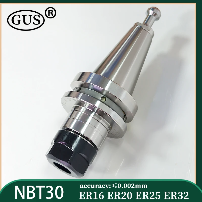 GUS NBT30 Lathe Tools ER16 ER20 ER25 ER32 Collet Chuck High Precision Tool Holder For CNC Machining Center Spindle Bracket Tool