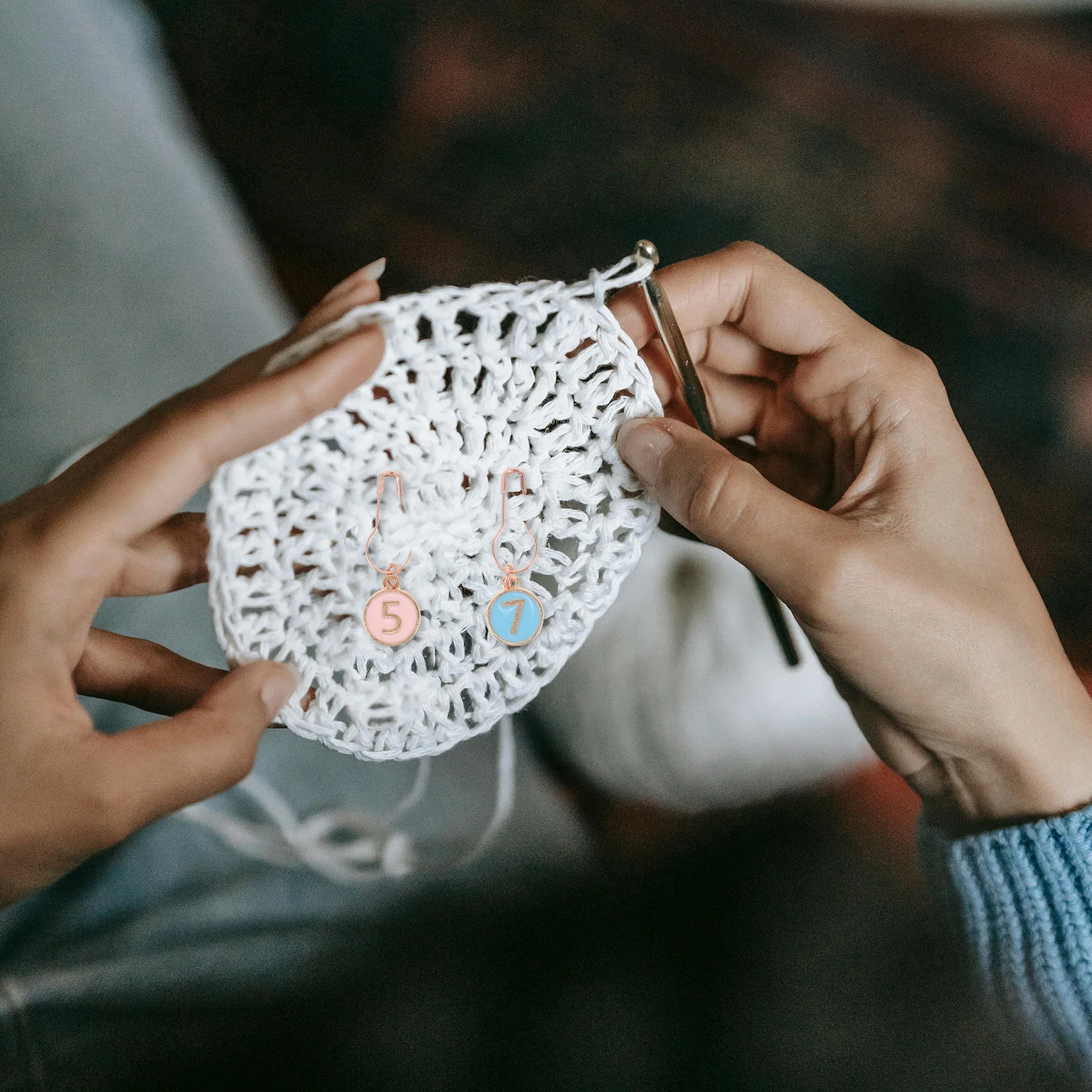 

30 шт. маркеров для вязания, металлические, цветные, от 0 до 9, фиксирующие зажимы, счетные инструменты, для рукоделия, вязания свитеров, вспомогательный инструмент для пряжи