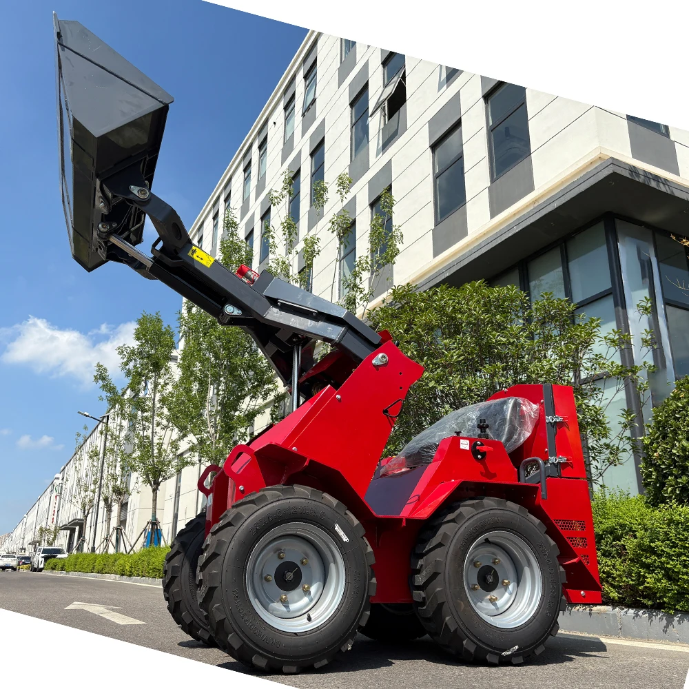 

Custom Built Mini Skid Steer Loaders Wheeled Tracked Optional Attachments CE EURO5 EPA Compliant Diesel Engine