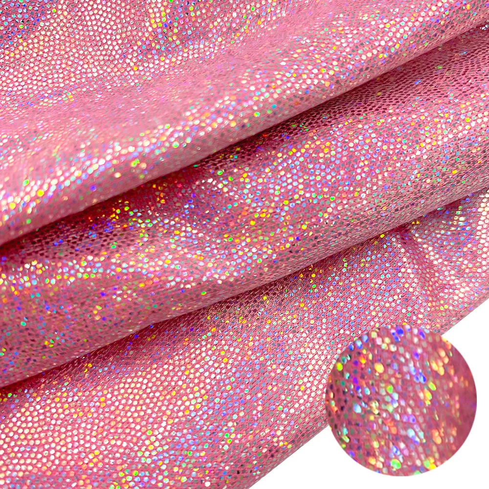 150 cm * 50/100 cm Glitter Laser Polyester Stoff Schillernden Holographische Hochzeit Party Hintergrund Puppe Kleidung Dekor Material DIY