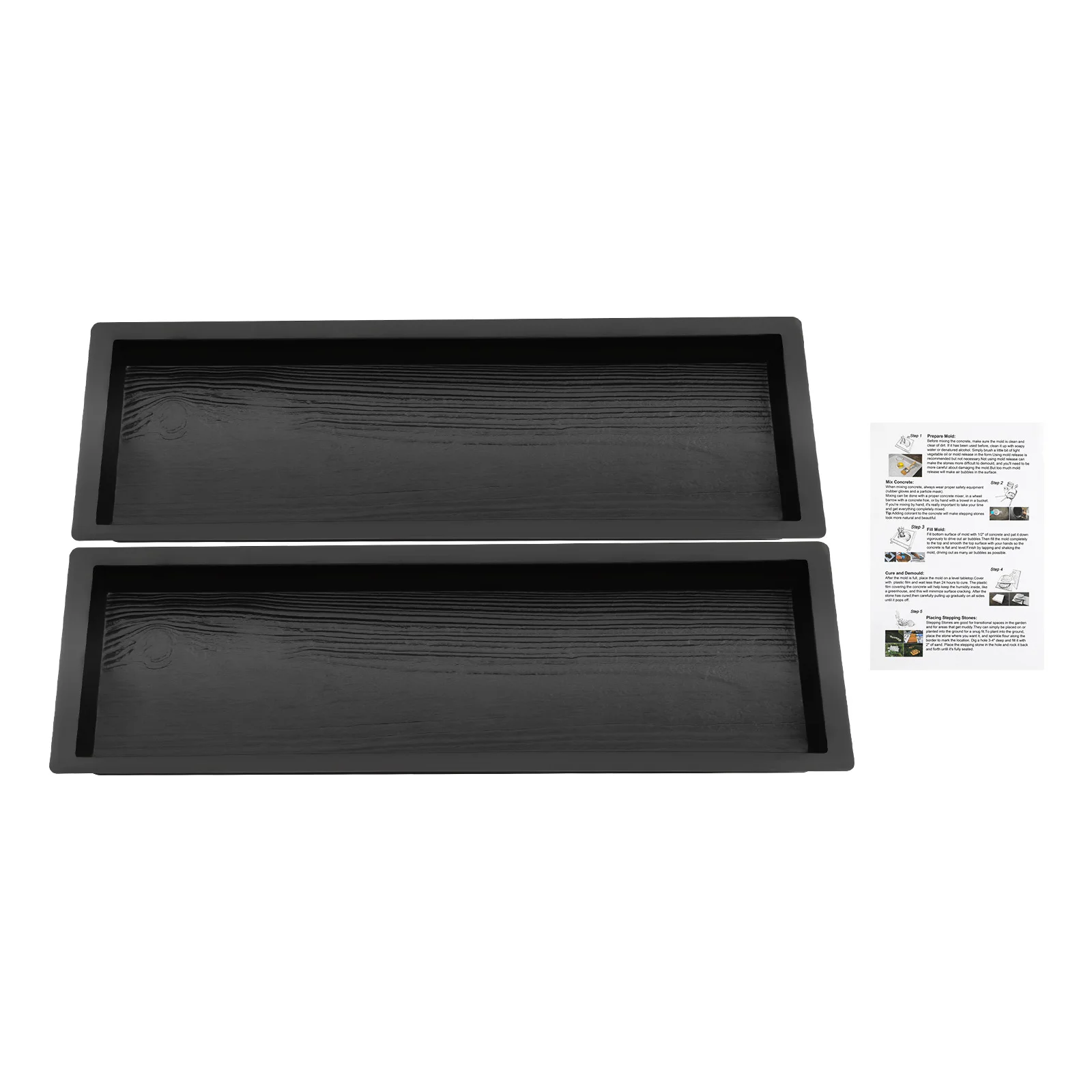2 Stück Auffahrt Pflaster Pflasterform Terrasse Beton Trittstein Pfad Maker Form
