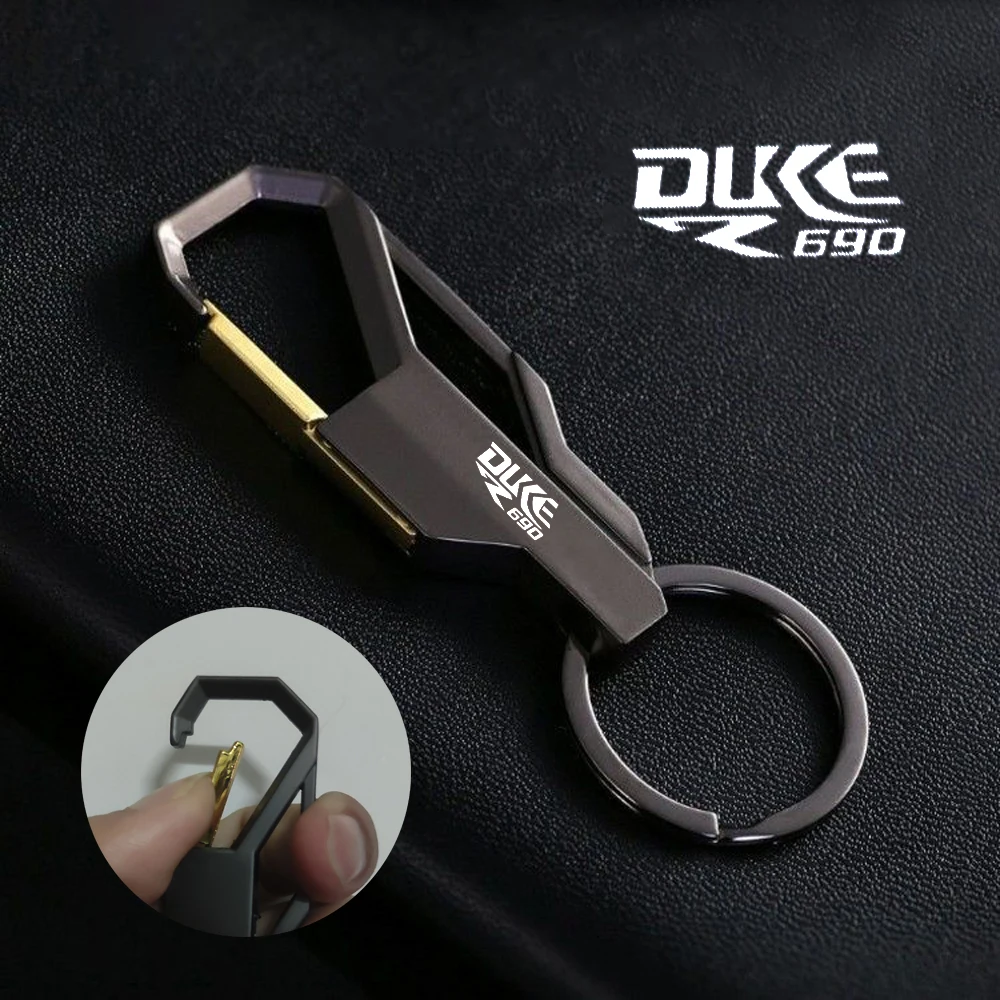 

For KTM DUKE 690 R DUKE 690R DUKE R 690 2014-2019 Motorcycle Accessories Keychain Key Ring Waist Hanging KeyChains Custom Logo