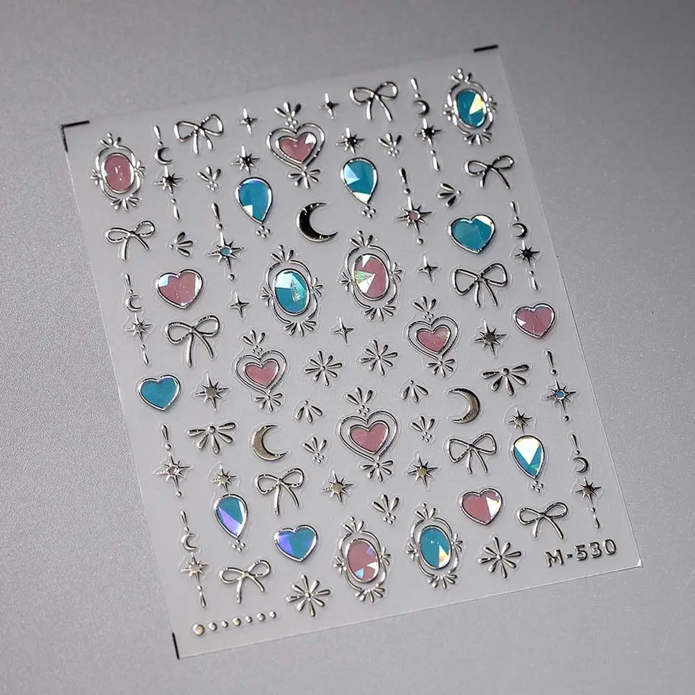 

Bohemian Style Bohemian Nail Stickers Nail Accessories Manicure Ornaments Bohemian Nail Decals Star Pattern Moon