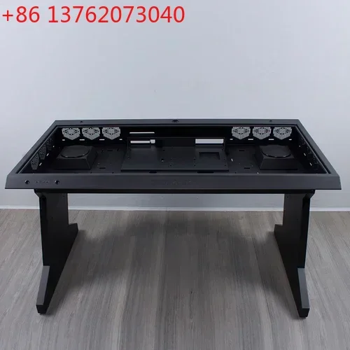 

Computer Case Integrated High-End Cool Special-Shaped Game Tables Built-in Fully Transparent Large Case Computer Desk