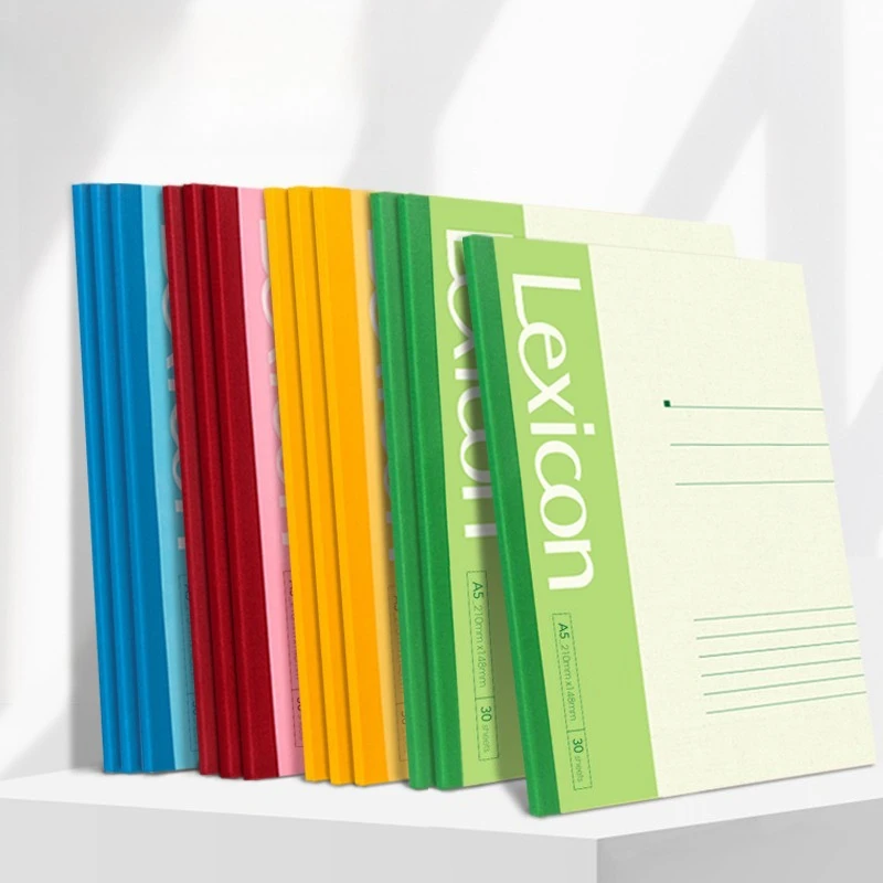 A5 Verstärkte Softcover-Notizbücher, 60 Seiten Minimalistische Notizbücher für Studenten, Geschäfts- und Büronutzung