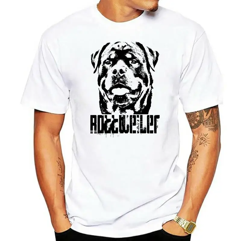 Rottweiler - dog t shirt top tee design - mens womens kids baby Cool Casual pride t shirt men Unisex New Fashion tshirt