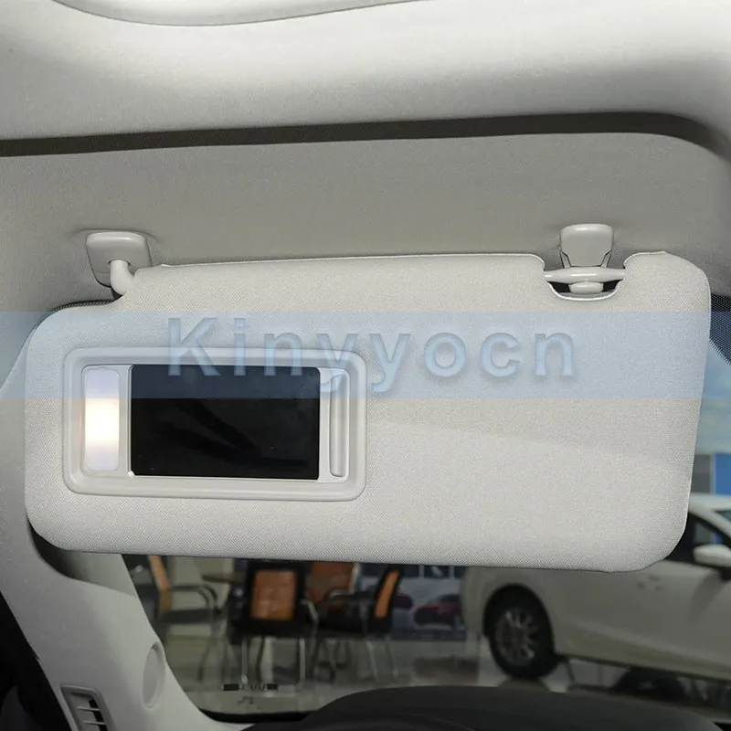 Car Inner Sun Visor For Mazda CX5/CX-5 2018-2024 Side Shade Sunvisor With Mirror With Light Sunshade Cover Shade Sun Visor