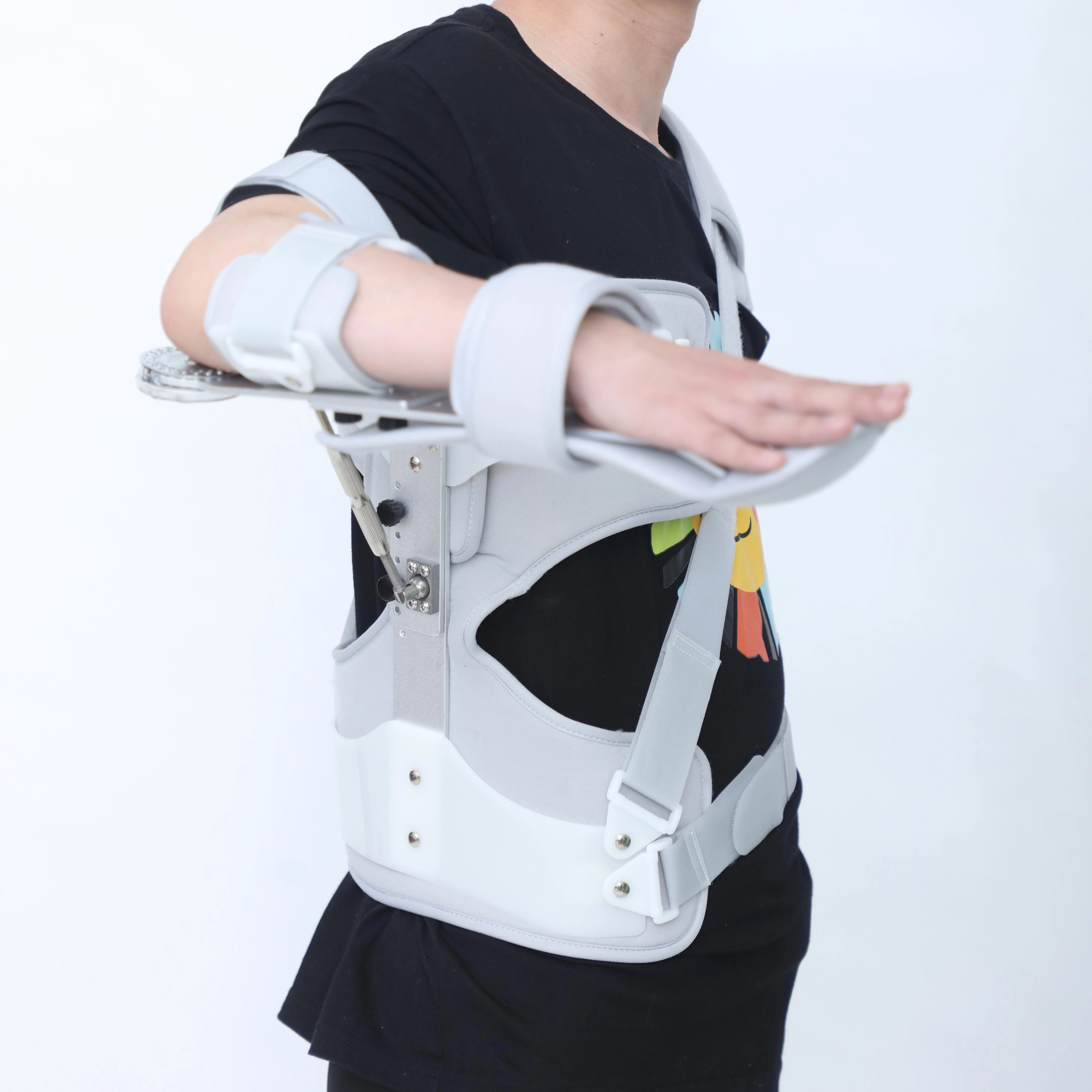 البلاستيك قابل للتعديل الجبيرة الطبية مرونة الخصر دعم دعامة أسفل الظهر #2