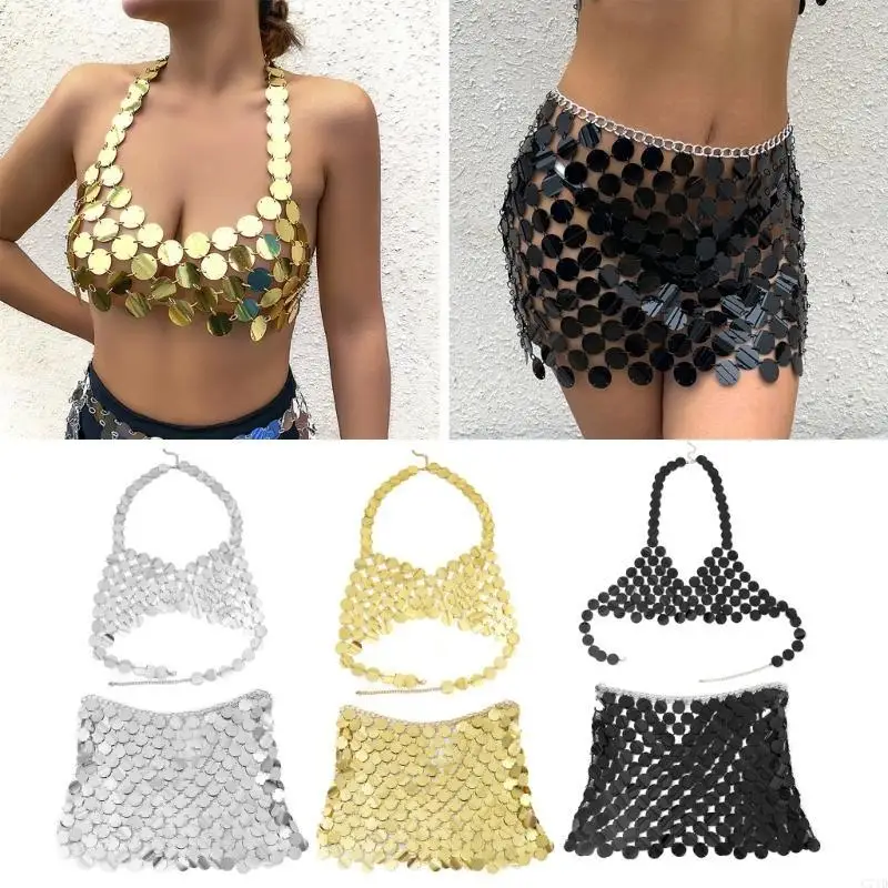 

Mini Skirt Sequin Bodycon Skirts Sparkly Hip Skirts Rave Short Skirt