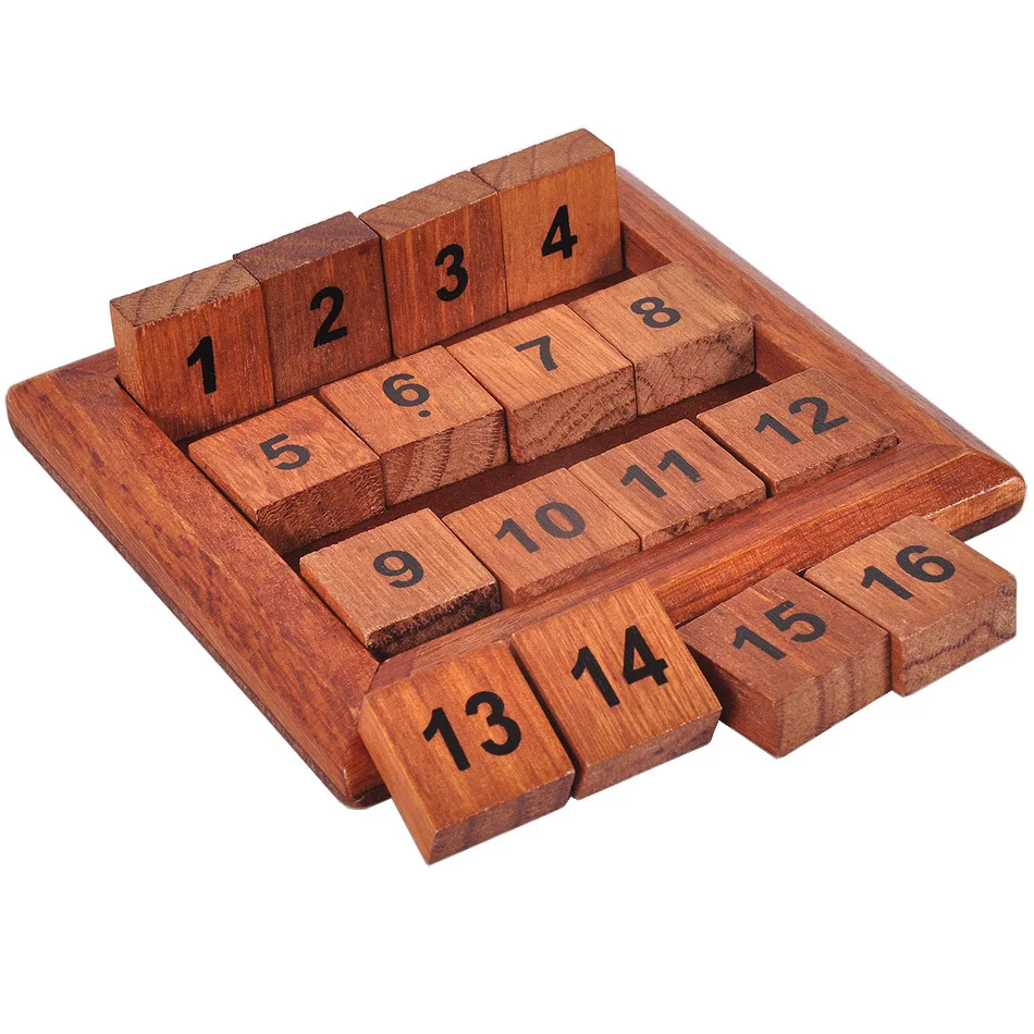 2017 New Math Wooden Brain Teaser Puzzle Number Baffling Game for Adults Children