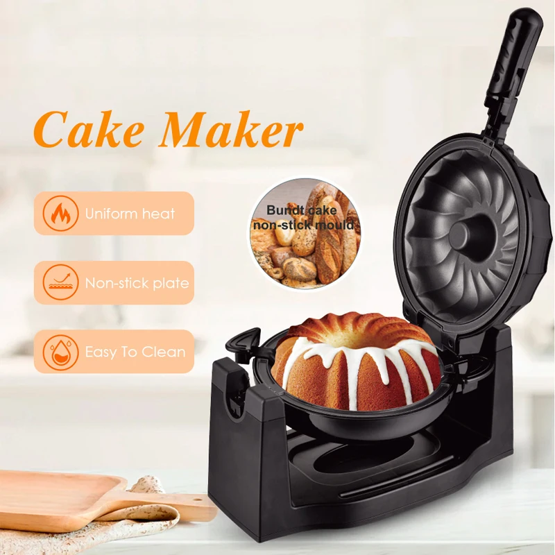 

European Flip Bread Machine Commercial Multifunctional Home Cake Maker Breakfast Double-sided Heating