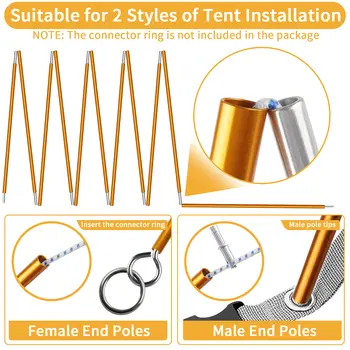 8 best sales Çadır direği alüminyum - №4