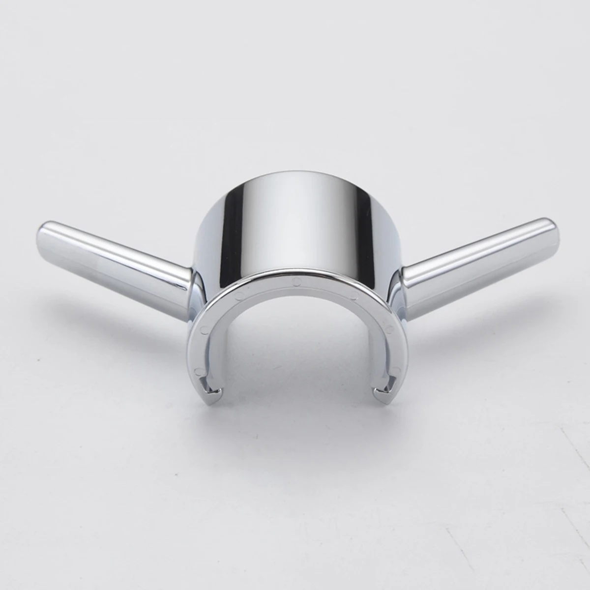 

Shower Hook for Bathroom Strong ABS Material Easy Install No Drill Towel Bath Ball Holder Compatible with Shower Rod Faucet