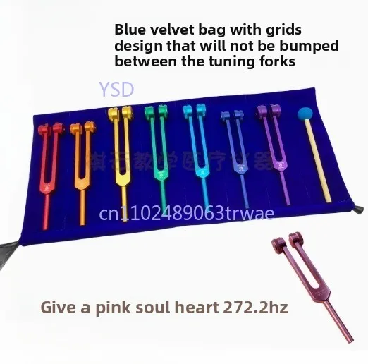 

Набор для тела Brainwave Down, камертон, йога, медитация, звуковая терапия, блок активации, фланелевая сумка