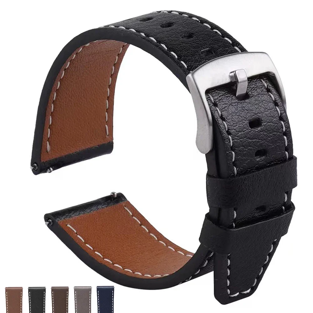 20 22mm Leathe cinturino per orologio per COLMI P71 P73 Smartwatch Band per COLMI C81 M42 C61 C60 I31 V70 V68 P28 cinturino Casual