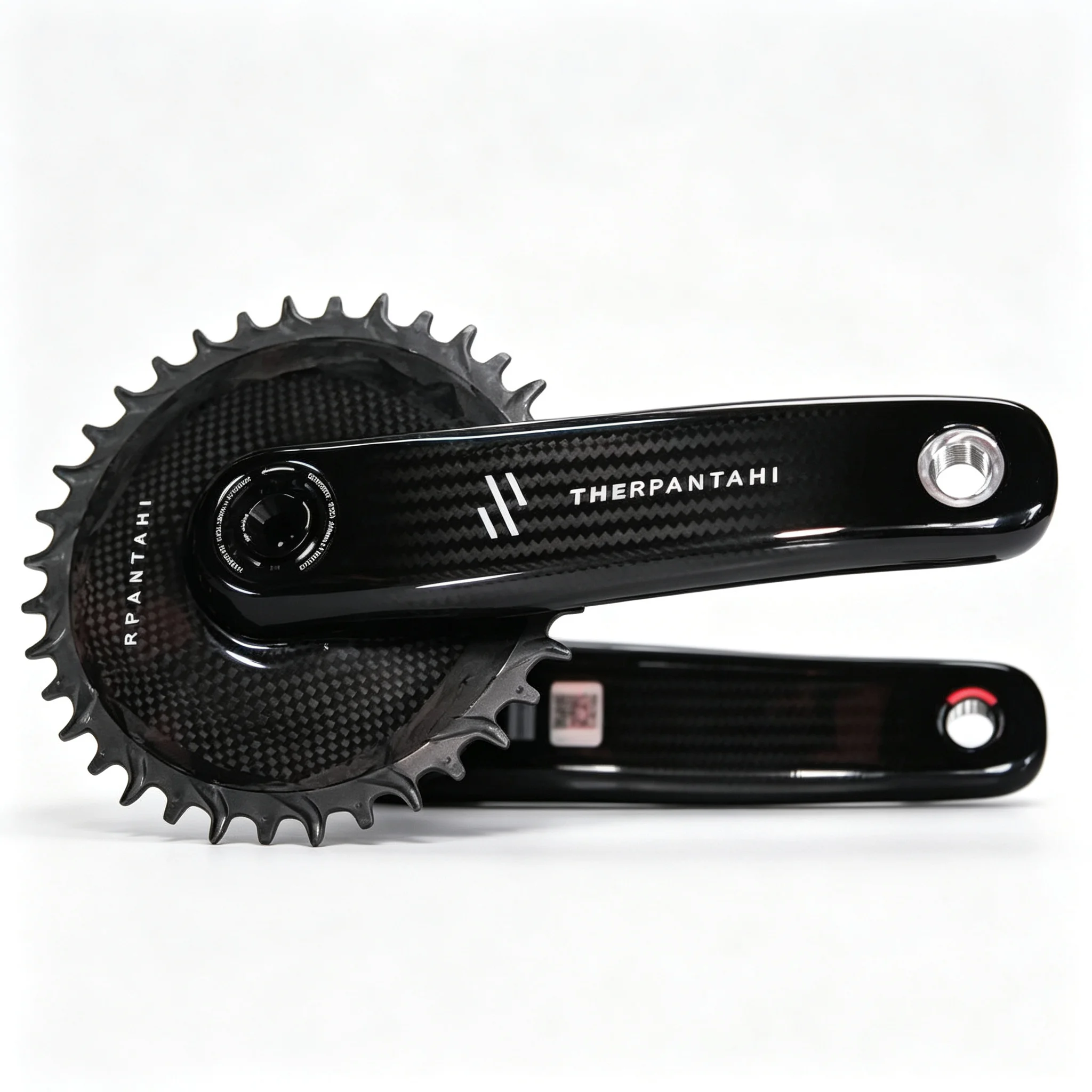 3 Bolt Mountain Bike Carbon Crankset 32T-38T Positive/Negative Tooth Chainring MTB 24mm Titanium Alex Crank Compatible With SRAM
