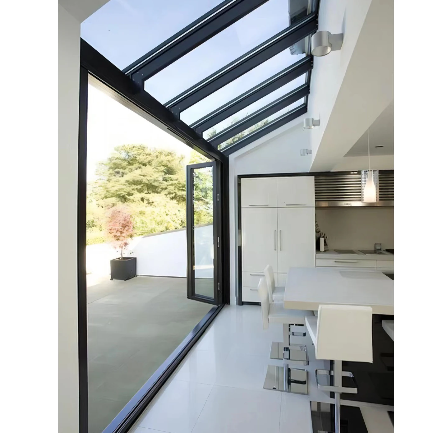 

Custom Cheap Lightweight Grill Glass Shower Toilet Bathroom Bi Fold Door High Quality Product Warranty Soundproof Door Folding D