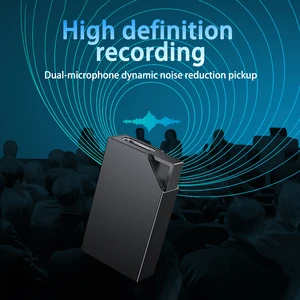 Perekam Suara Ultra Mini 1,18 inci Pengenalan Suara Cerdas Audio Digital Espiar Perekam Satu Sentuhan Peredam Bising MP3 12 perekam multitrack penjualan terbaik - №