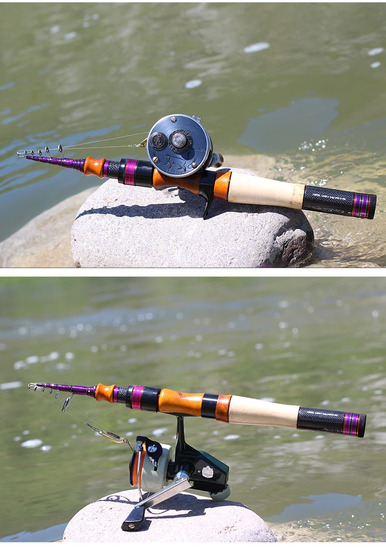 PURELURE NEUE Teleskopstange 1,86 m 2,10 m ML Power BFS 7ft Reisestange Forelle Spinning Casting Solid Tip Carbon Kleiner Köder Barschstange – Detail 22