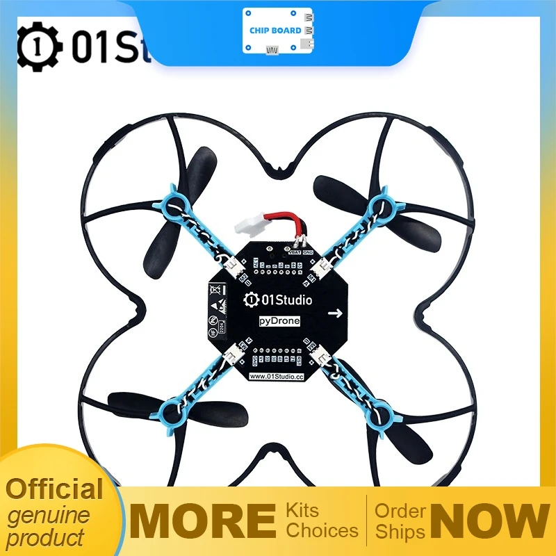 01Studio pyDrone development board based on Espressif ESP32-S3 supporting Python programming for drone and robotics applications