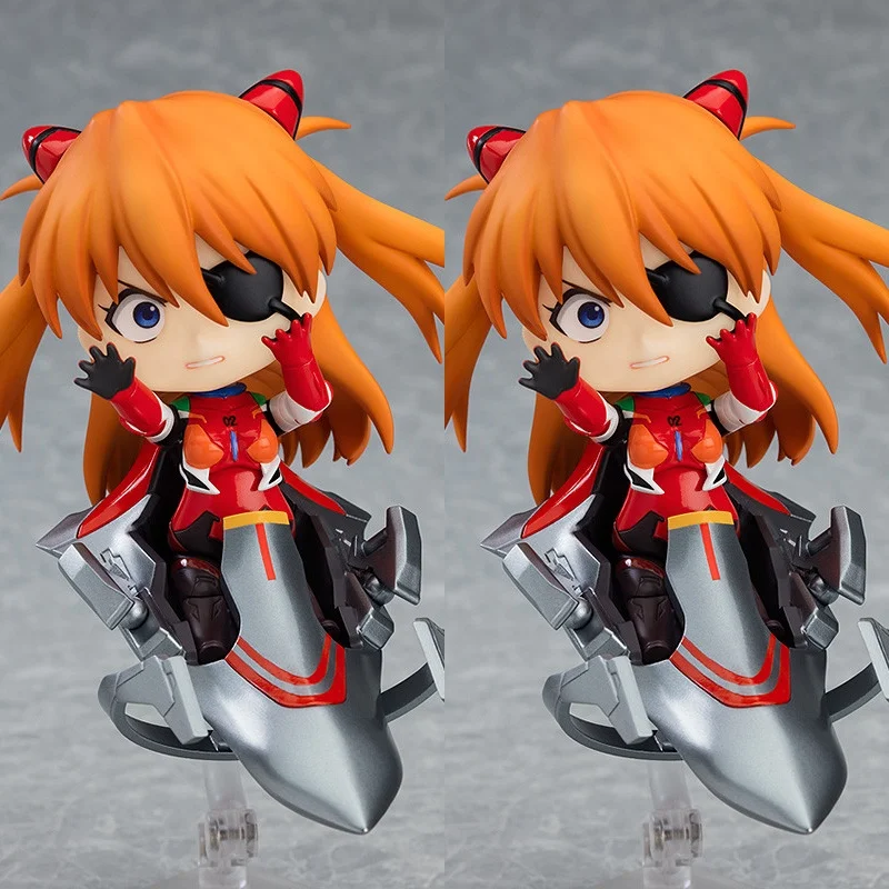 

Original 10Cm ねんどろいど #1431Asuka Shikinami Langley Plugsuit Ver.EVA Toys For Kids Gift Collectible Model Ornaments