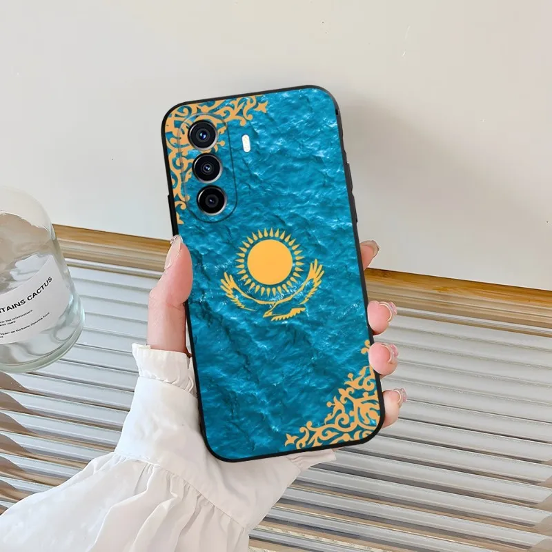 Kazakhstan Flag Phone Case For Huawei P30Pro P50 P40 P20 P10 P9 Pro Plus P8 P7 Psmart Z Nova 8 8I 8PRO 8SE Cover