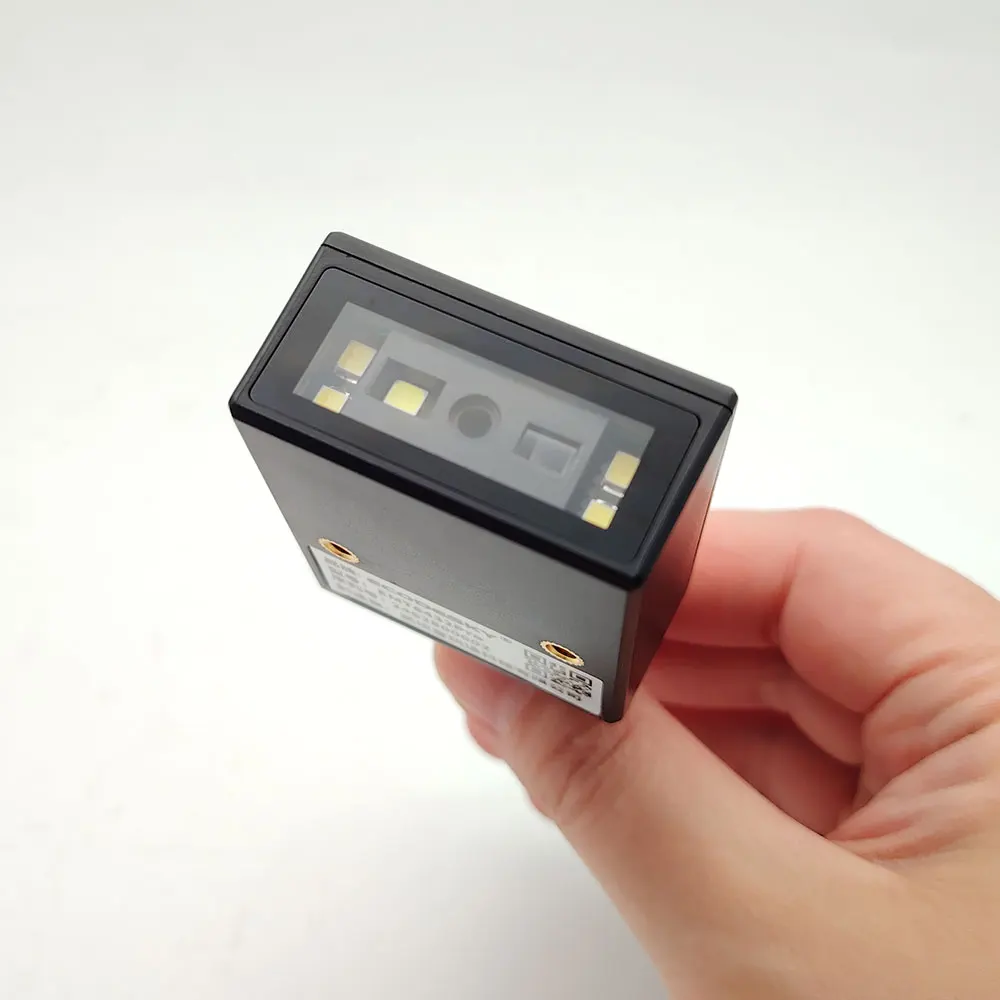 

Long Range Barcode Reader EMT6432Pro PDF417 QR Code USB Fixed Barcode Scanner for Express Logistics