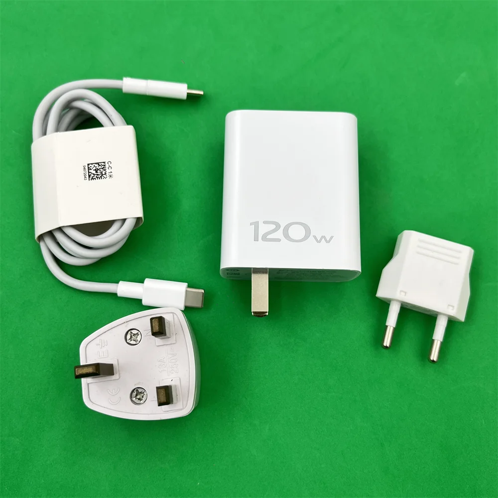 

Оригинальное быстрое зарядное устройство Vivo 120 Вт USB-C, адаптер питания для флэш-зарядки ЕС, США, Великобритании для Vivo iQOO 15 13 12 11 10 9 Pro Neo 11 10 Pro