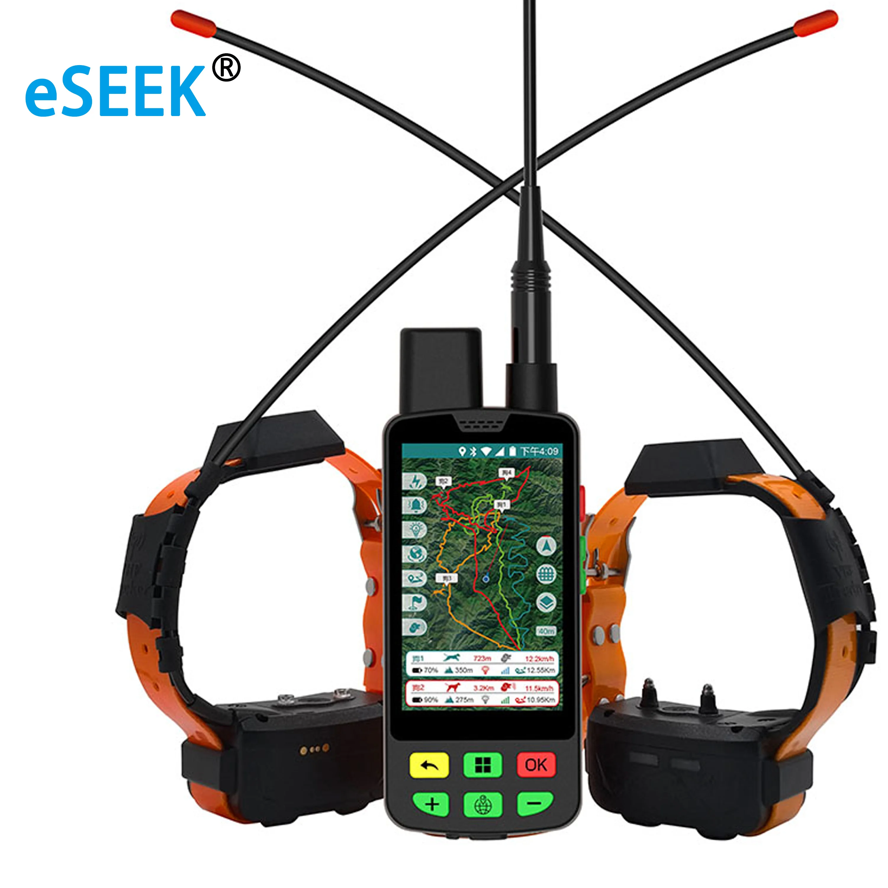 Long Range Dog GPS Tracker: 15KM VHF Communication Protocol + 4G Failover Technology & Antenna Customization
