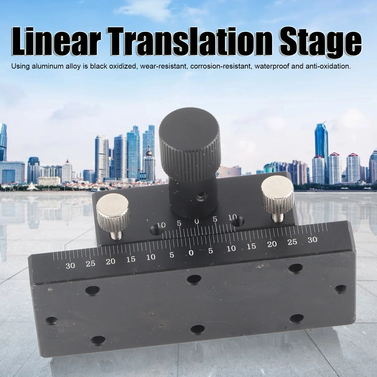 

Linear Translation Stage Manual X‑Axis Rack Pinion Type Sliding Table SEMCI‑C‑80 30 X 50mm