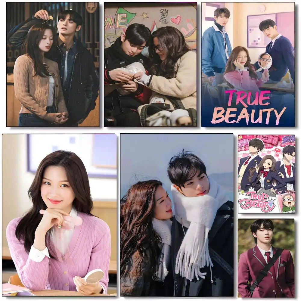Póster de Romance Kdrama T-True Beauty, arte impreso para pared, adecuado para sala de estar, dormitorio, bar, salón, decoración del hogar, regalo
