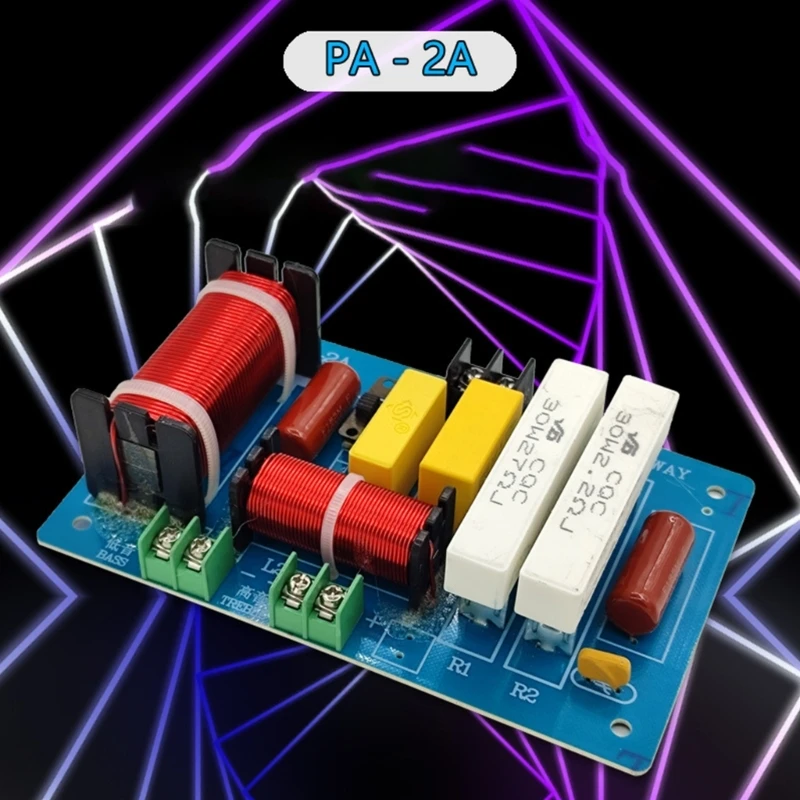 PA-2A 2-полосный аудиодинамик, кроссовер, высокие частоты + делитель басов, кроссоверы, фильтры для динамиков, сделай сам, для