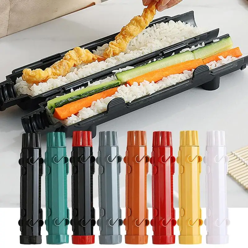 Herramientas para Sushi, rodillo japonés de fabricación rápida, rollo de carne vegetal y arroz, máquina para hacer Sushi DIY, suministros de cocina