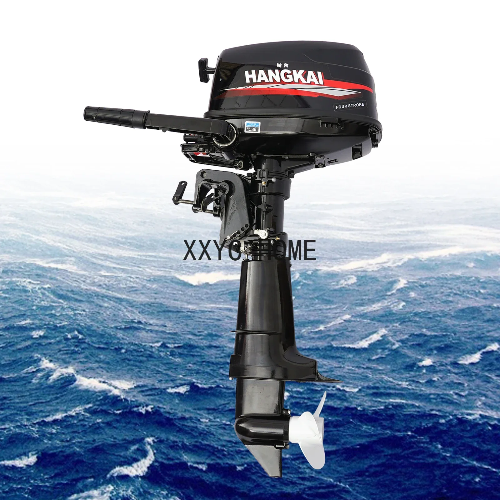 I 123CC 4-stroke 6.5 HP Outboard Motor w/ Water-cooling System for small boats (PLS select ''Two Parts'')