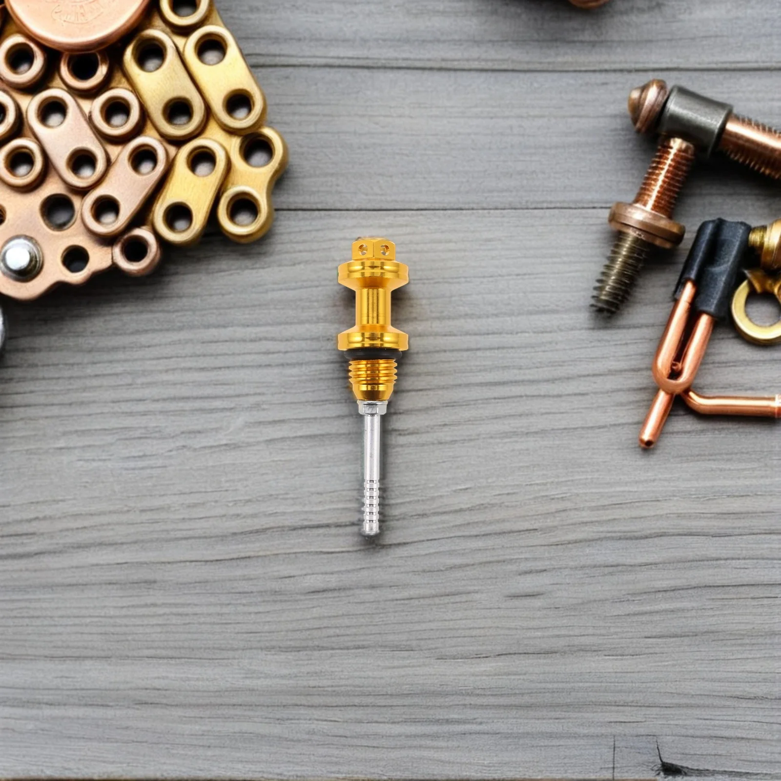 

Aluminum Alloy Motorcycle Oil Dipstick Accurate Engine Oil Level Indicator for Scooters and Motorbikes Maintenance Tool Supply