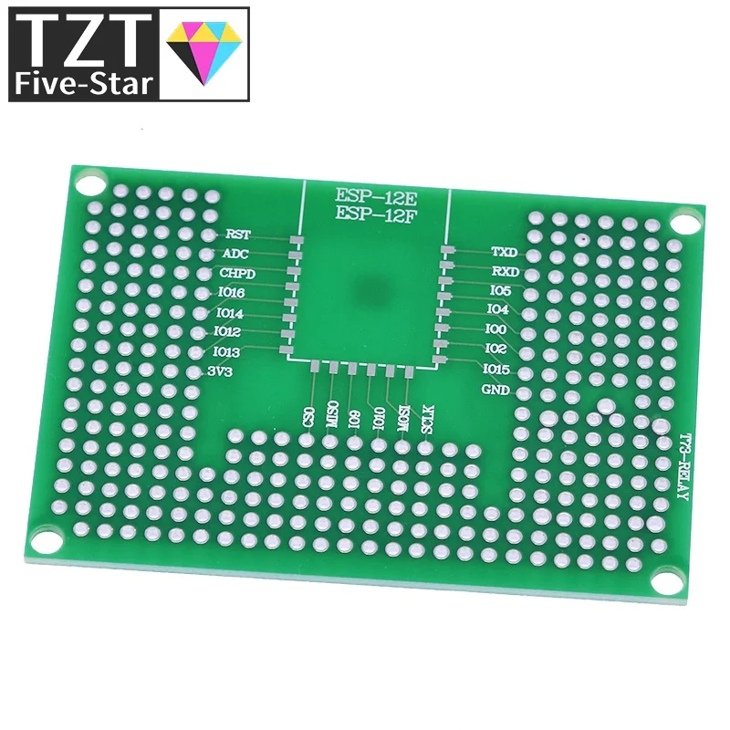 5x7CM Double Side Prototype PCB Board Breadboard Protoshield For Arduino Relay ESP8266 WIFI ESP-12F ESP-12E ESP32 ESP32S