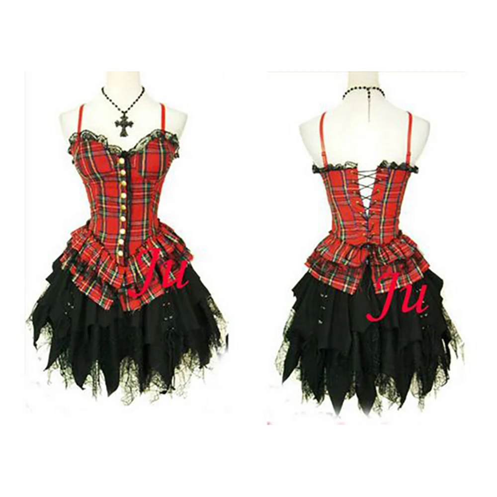 

fondcosplay hiphop Gothic Tripp Lolita Punk Fashion Outfit Dress Cosplay Costume CD/TV[CK802]