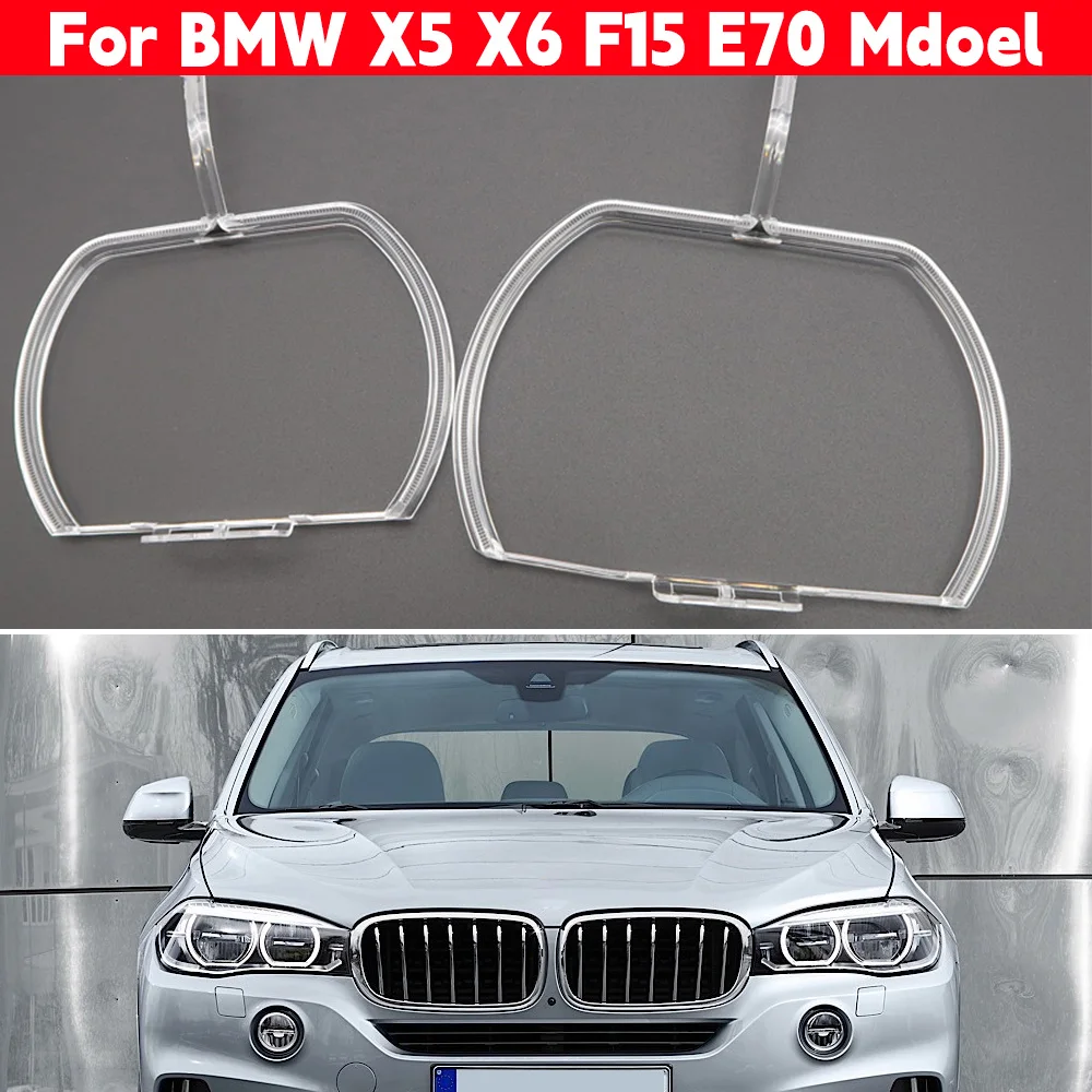 

Для Bmw X5 X6 F15 2014-2018 Led Drl Light Guide Plate Light E70 2011-2013 Mdoel Guide Tube Дневные ходовые огни Guide Angel Eye