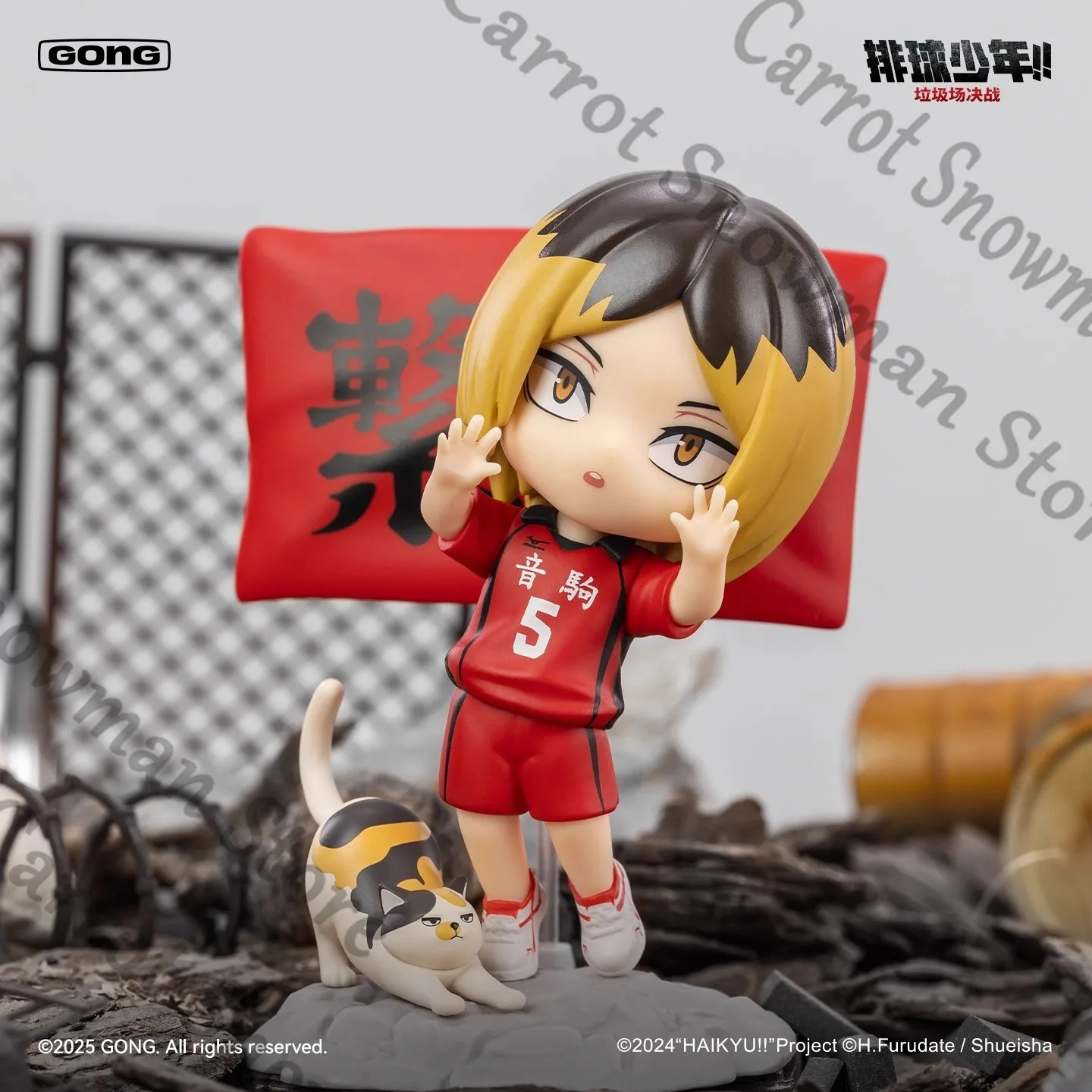Haikyuu!! Garbage dump battle series official Genuine cute pvc Garage Kits colleagues Hinata Shoyo Tobio Kageyama collect gift