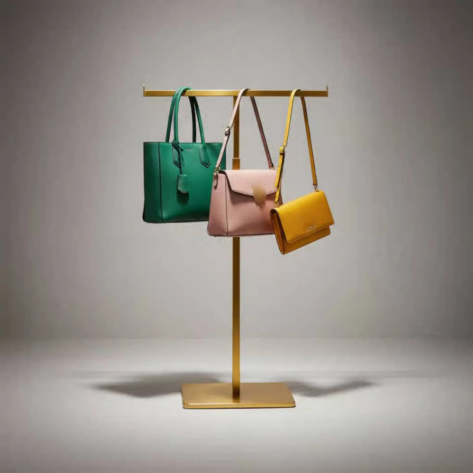 

Подставка для сумок в форме буквы Т, прочная конструкция, настольная подвесная витрина, нескользящая основа