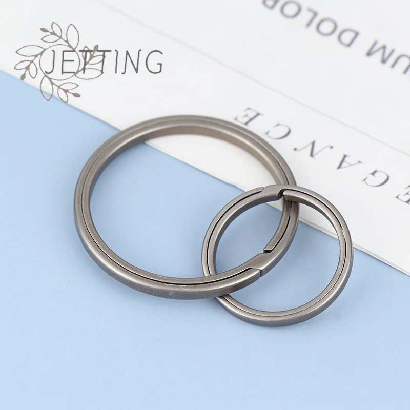 حار 1 قطعة التيتانيوم حلقة رئيسية سبائك التيتانيوم سيارة مفتاح سلسلة في الهواء الطلق الذكور الإبداع هدية أداة صغيرة اكسسوارات السيارات المفاتيح #4