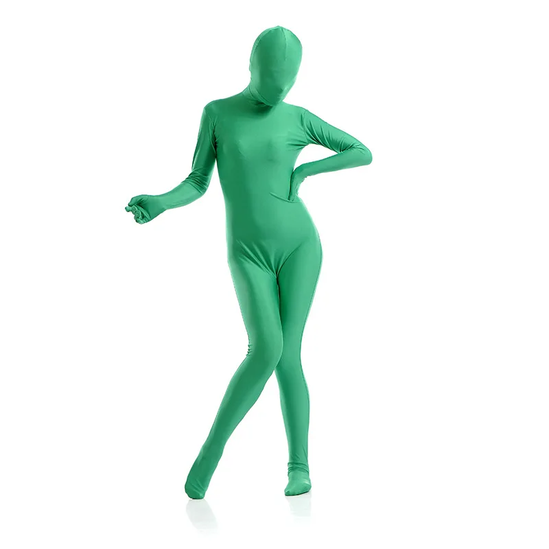 성인 할로윈 스판덱스 젠타이 양복 의상 여성용 나일론 전신 바디 슈트 코스프레 Catsuit 파티 의상 Unitard unisex