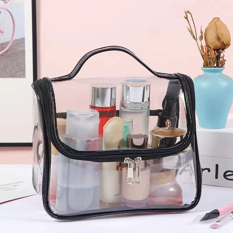 Travel Waterproof Transparent Cosmetic Bag Pvc Toiletry Bag Multifunctional Large Capacity Mountaineering Bag Christmas Gifts