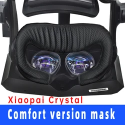 Sostituisci la maschera per il viso larga, la maschera per gli occhi e gli accessori per cuscini posteriori con Pimax Crystal VR per un comfort confortevole e traspirante