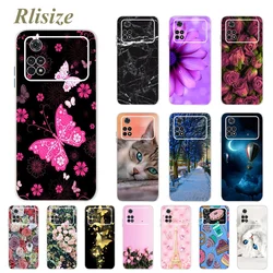 For Xiaomi Poco M4 Pro 4G Case Colorful Painted Cover Soft Silicone Case For Xiaomi Poco M4 Pro 5G PocoM4 Pro Fundas Capa Bumper